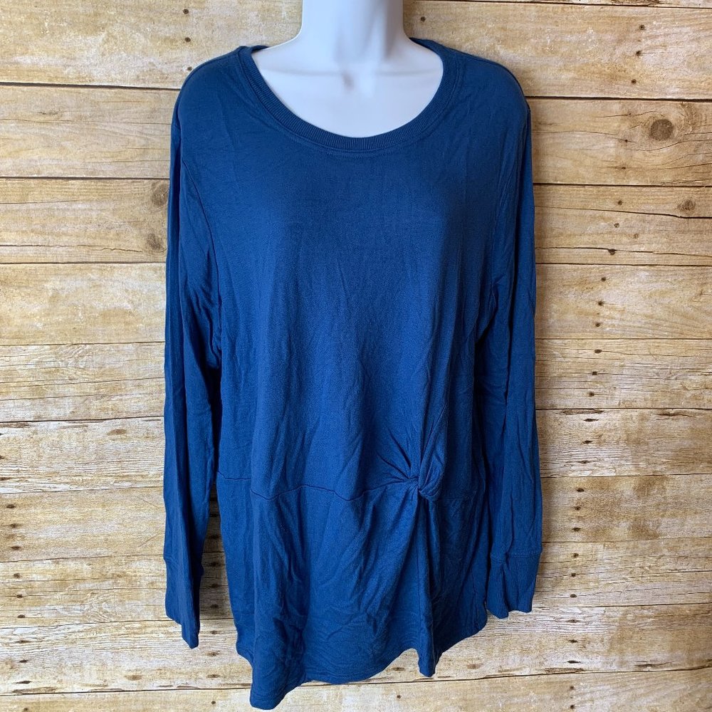 Athleta Long Sleeve Top with Twist Front NWOT